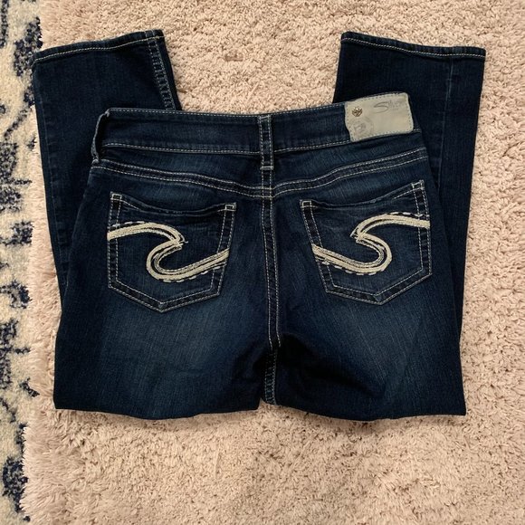 Silver Jeans Denim - Silver Suki Mid Capri Jeans - Women's W28 L22 1/2